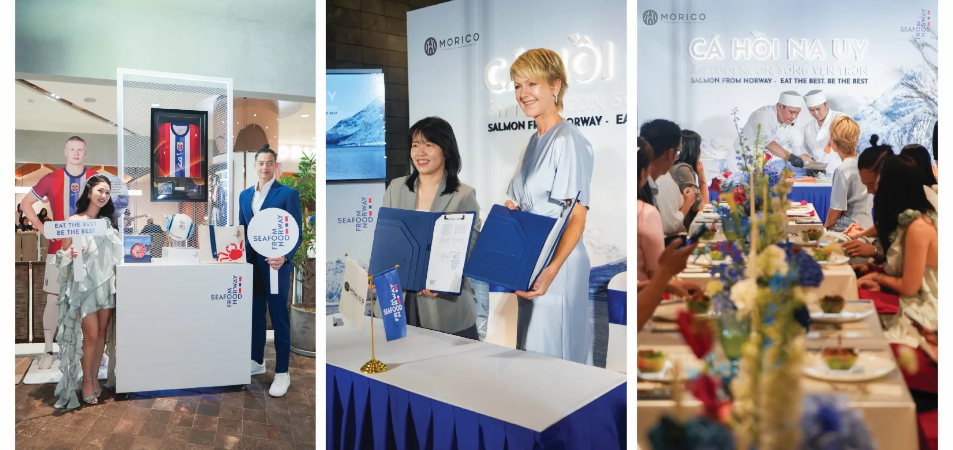 Lễ ký kết Morico x Seafood from Norway Lễ ký kết Morico x Seafood from Norway